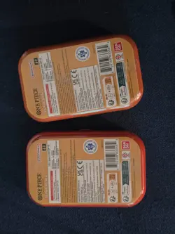 ONE PIECE Card Game Tin Pack Set Vol.2 Lot of 2 Sealed + 4 OP-13 Packs Promo - Image 2