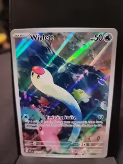 Pokemon TCG Wiglett Card 206/198 Scarlet & Violet Base Set - Image 1
