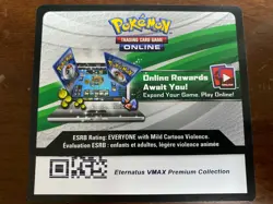 Pokemon Eternatus VMAX Premium Collection PTCGO Code Card Email! - Image 1
