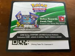 Pokemon Shining Fates Tin: Cramorant V PTCGO Code Card Email! - Image 1