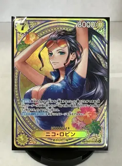 Bandai One Piece CCG Nico Robin EB03-055 SP Foil Card - Image 1