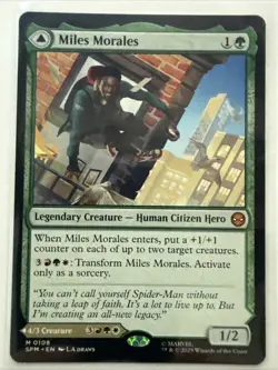 MTG Miles Morales 0108 Regular Marvel’s Spider-Man NM SPM - Image 1