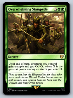 Overwhelming Stampede - Lord of the Rings Commander - MTG - Image 1