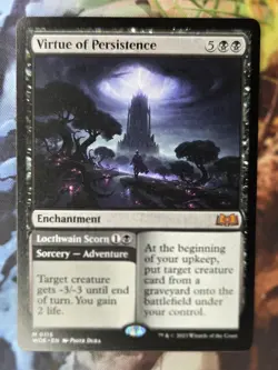 Virtue of Persistence | Wilds of Eldraine WOE | M0115 | MTG Magic the Gathering - Image 1