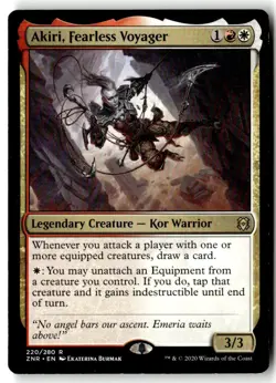 MTG Akiri, Fearless Voyager [ZNR - 220] LP 4-54 - Image 1