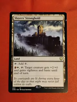 Slayers' Stronghold - Reg. Rare #494 Magic The Gathering - Unplayed Mint+ - Image 1