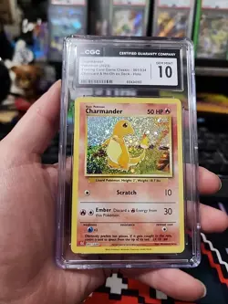 Pokemon Charmander 001/034 Trading Card Game Classic Collection Holo CGC 10 2023 - Image 1