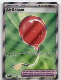 AIR BALLOON 166/132 ULTRA RARE MEGA EVOLUTION POKEMON NEAR MINT - Image 2