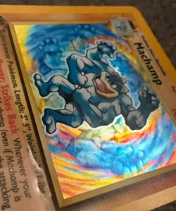 Pokemon TCG Machamp 8/102 Base Set 1st Edition Holo Rare Vintage WOTC 1999 LP - Image 2