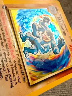 Pokemon TCG Machamp 8/102 Base Set 1st Edition Holo Rare Vintage WOTC 1999 LP - Image 3