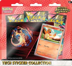 Pokemon TCG Mega Evolution Ascended Heroes Tech Sticker Collection (Charmander) - Image 1