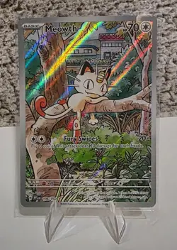 Pokemon TCG Meowth Me02 Phantasmal Flames 106/094 IR Holo 70 HP - Image 2