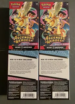 Lot Of 4- Pokemon TCG Mega Evolution Ascended Heroes Booster Bundle - Image 2