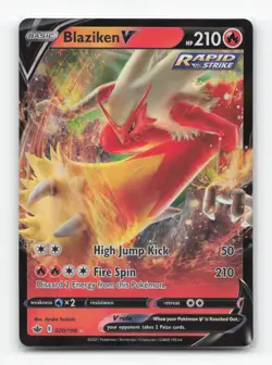 Pokemon TCG - Blaziken V 020/198 Near Mint Holo V Rare Chilling Reign - Image 1