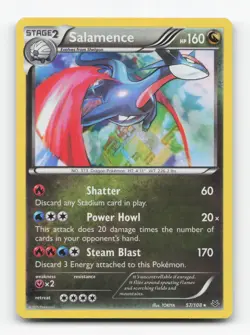 Pokemon TCG - Salamence 57/108 Near Mint Holo Rare Roaring Skies - Image 1