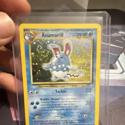 Pokemon TCG Azumarill Holo Rare Neo Genesis #2/111 70 HP English - Image 1