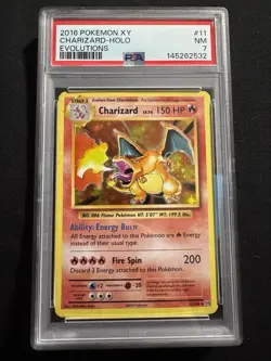 Pokemon Charizard 11/108 XY Evolutions Holo PSA 7 - Image 1