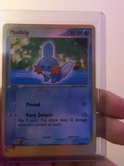 Pokemon TCG Mudkip EX Ruby & Sapphire 60/109 Reverse Holo Common 2003 50 HP EN - Image 4