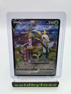 Pokemon Serperior V TG13/TG30 Trainer Gallery Silver Tempest Full Art Near Mint - Image 1