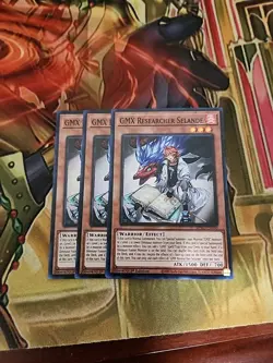 3X GMX Researcher Selande - BPRO-EN090 - Super Rare 1ST ED NM YuGiOh - Image 1