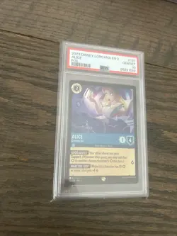 Disney Lorcana Alice Growing Girl 137/204 Legendary *FOIL* PSA 10 GEM MINT - Image 1