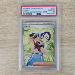 PSA 10 Perrin 220/167 Special Illustration Rare Twilight Masquerade Pokemon Card - Image 1