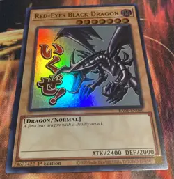 Yugioh Red-Eyes Black Dragon RA05-EN086 Rarity Collection 5 1st Edition NM Card - Image 2
