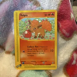 Pokemon Vulpix 116/147 Aquapolis Regular 2002 50 HP English TCG Card - Image 1