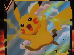 Pikachu V SWSH143 Black Star Promo Near Mint Sleeved Pokemon Card Sword NM - Image 2