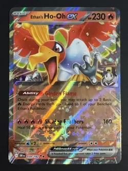 Ethan's Ho-Oh ex 039/182 SV10: Destined Rivals NM Pokemon Card TCG - Image 1