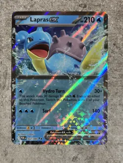 Pokemon Lapras EX Holo Promo Card 022/088 Black Star 210 HP 140 Attack Water - Image 1