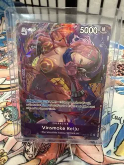 Bandai One Piece Vinsmoke Reiju EB03-031 Special Holo Character Card 5000 Power - Image 1