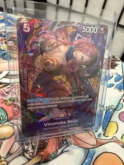 Bandai One Piece Vinsmoke Reiju EB03-031 Special Holo Character Card 5000 Power - Image 2