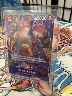 Bandai One Piece Vinsmoke Reiju EB03-031 Special Holo Character Card 5000 Power - Image 3