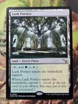 Lush Portico | Murders at Karlov Manor | 263 NM MTG Magic the Gathering - Image 1