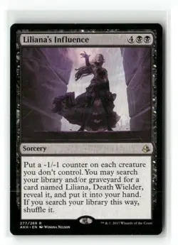 Liliana's Influence 277 Rare Amonkhet Magic: The Gathering Near Mint - Image 1