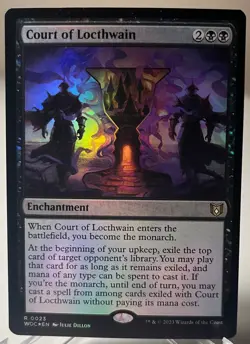 Magic MTG - Court of Locthwain ***Foil*** Commander: Wilds of Eldraine NM Rare! - Image 1