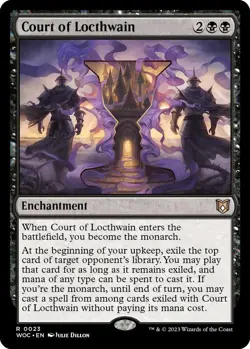 Magic MTG - Court of Locthwain ***Foil*** Commander: Wilds of Eldraine NM Rare! - Image 4