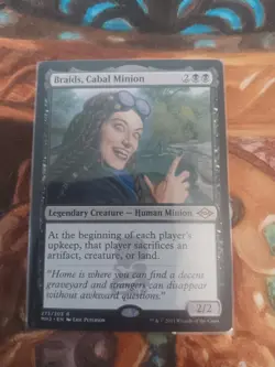 Braids, Cabal Minion 273 Rare Modern Horizons 2 Magic: The Gathering Near Mint - Image 1