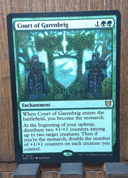 MTG - Court of Garenbrig - Wilds of Eldraine Commander - RARE 0025 Pack Fresh NM - Image 1