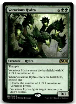 MTG Voracious Hydra R Core Set 2020 200 LP - Image 1