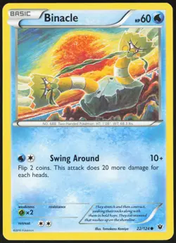 Binacle 22/124 Common Fates Collide Pokemon Near Mint - Image 1