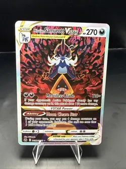 Pokemon TCG Hisuian Samurott VSTAR Crown Zenith: Galarian Gallery GG52/GG70 Holo - Image 1