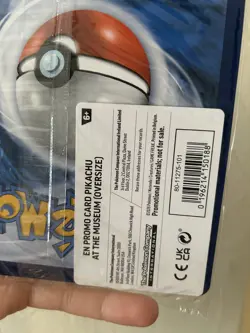 Pokemon TCG Promo Pikachu At The Museum Jumbo Card Sealed - Image 3