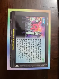 MP! Pokemon Topps EP2 Pokemon Emergency TV Animation Blue Logo - Image 2