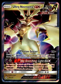 POKEMON ULTRA NECROZMA GX FORBIDDEN LIGHT 95/131 HOLO GX RARE NM/M - Image 1