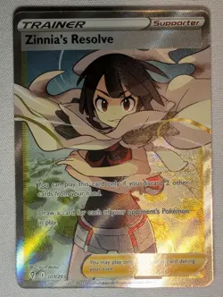 Zinnia's Resolve 203/203 Ultra Rare Evolving Skies Pokemon Near Mint - Image 1