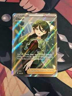 Pokemon Cheryl Ultra Rare Full Art Holo Trainer Swsh05: Battle Styles 159/163 - Image 1