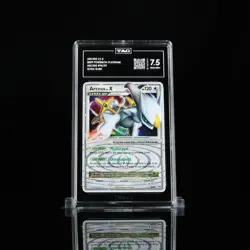 2009 POKEMON PLATINUM ARCEUS 94/99 ARCEUS LV.X TAG 7.5 NM MT - Image 1