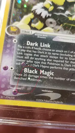 Pokemon TCG CGC 6 Ex/NM Dark Hypno 6/109 - EX Team Rocket Returns Holo Bleed - Image 3